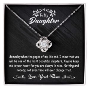 To My Daughter Gift From Mom - Love Knot #e117