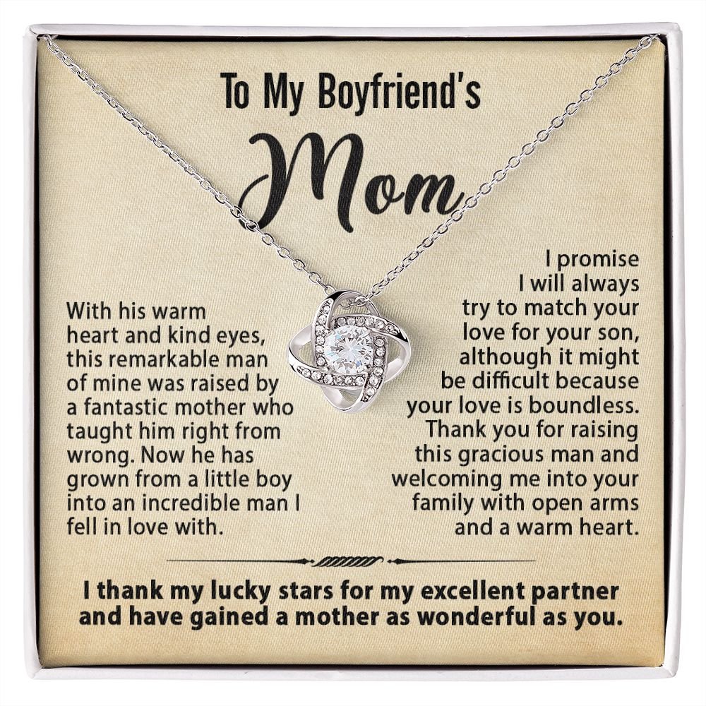 Custom Message Card Jewelry - Gift for Boyfriend's Mom - Jewelry Inns