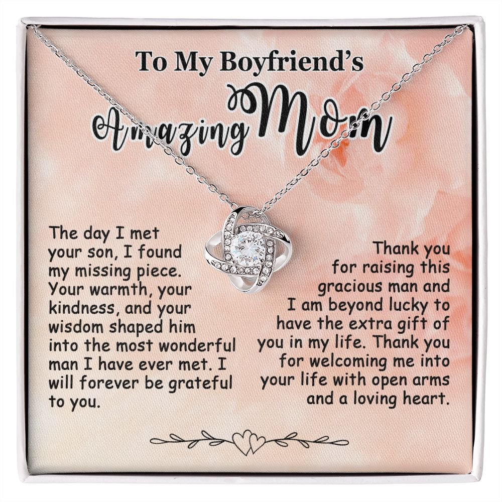 Gift for Boyfriend's Mom - Love Knot Pendant - Jewelry Inns
