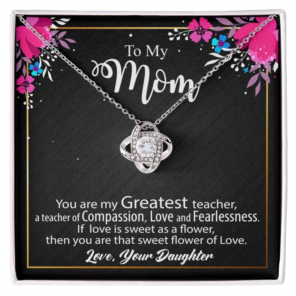 To My Mom Necklace Gift - Love Knot #e134 - Image 17