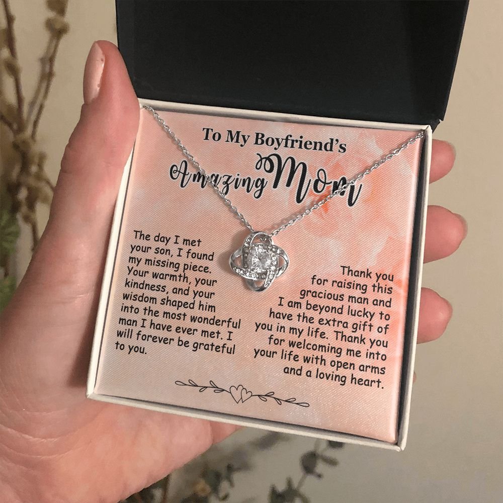 Gift for Boyfriend's Mom - Love Knot Pendant - Jewelry Inns