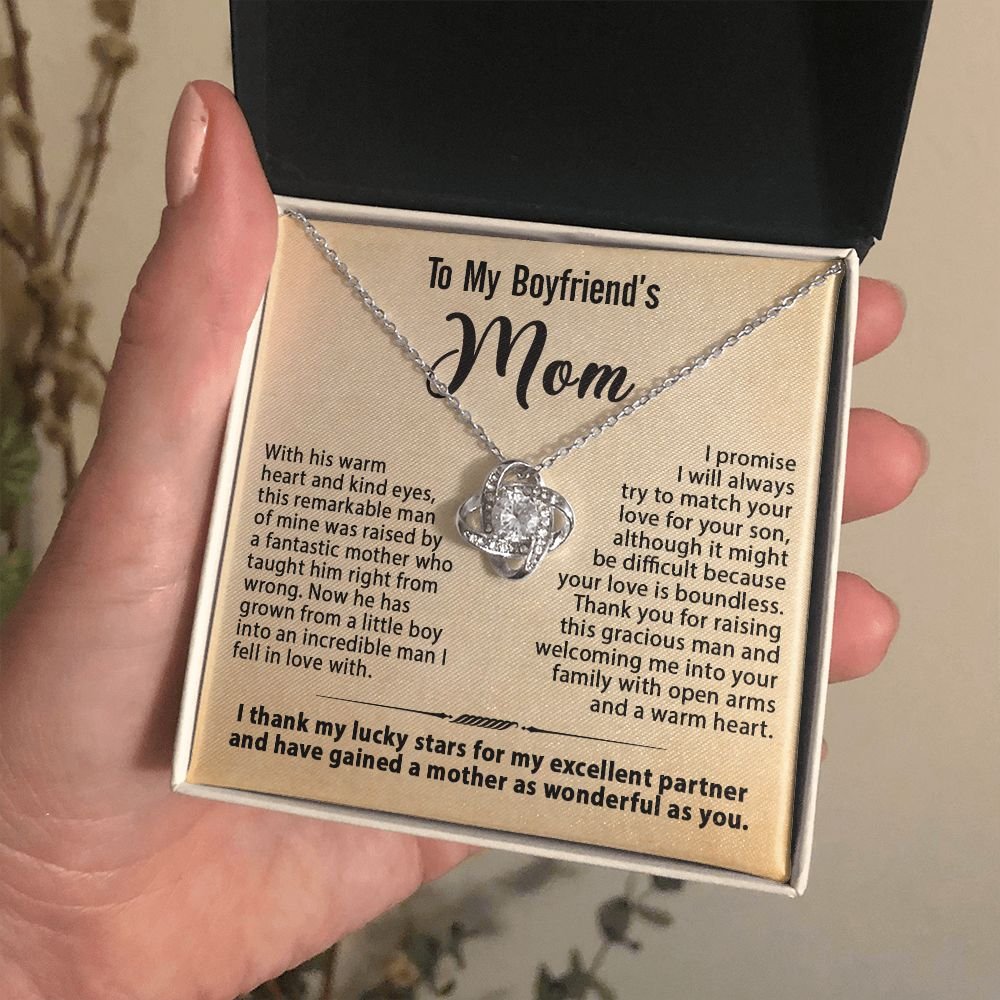 Custom Message Card Jewelry - Gift for Boyfriend's Mom - Jewelry Inns