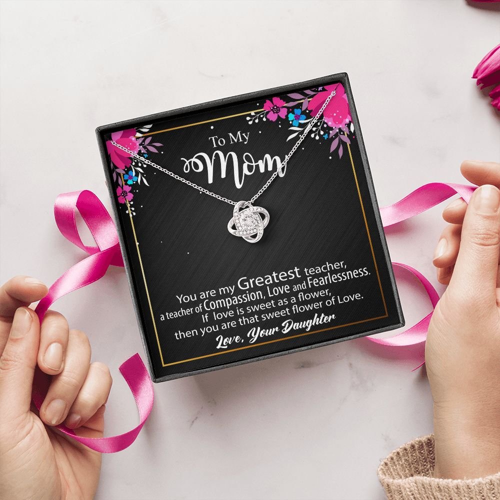 To My Mom Necklace Gift - Love Knot #e134 - Image 15