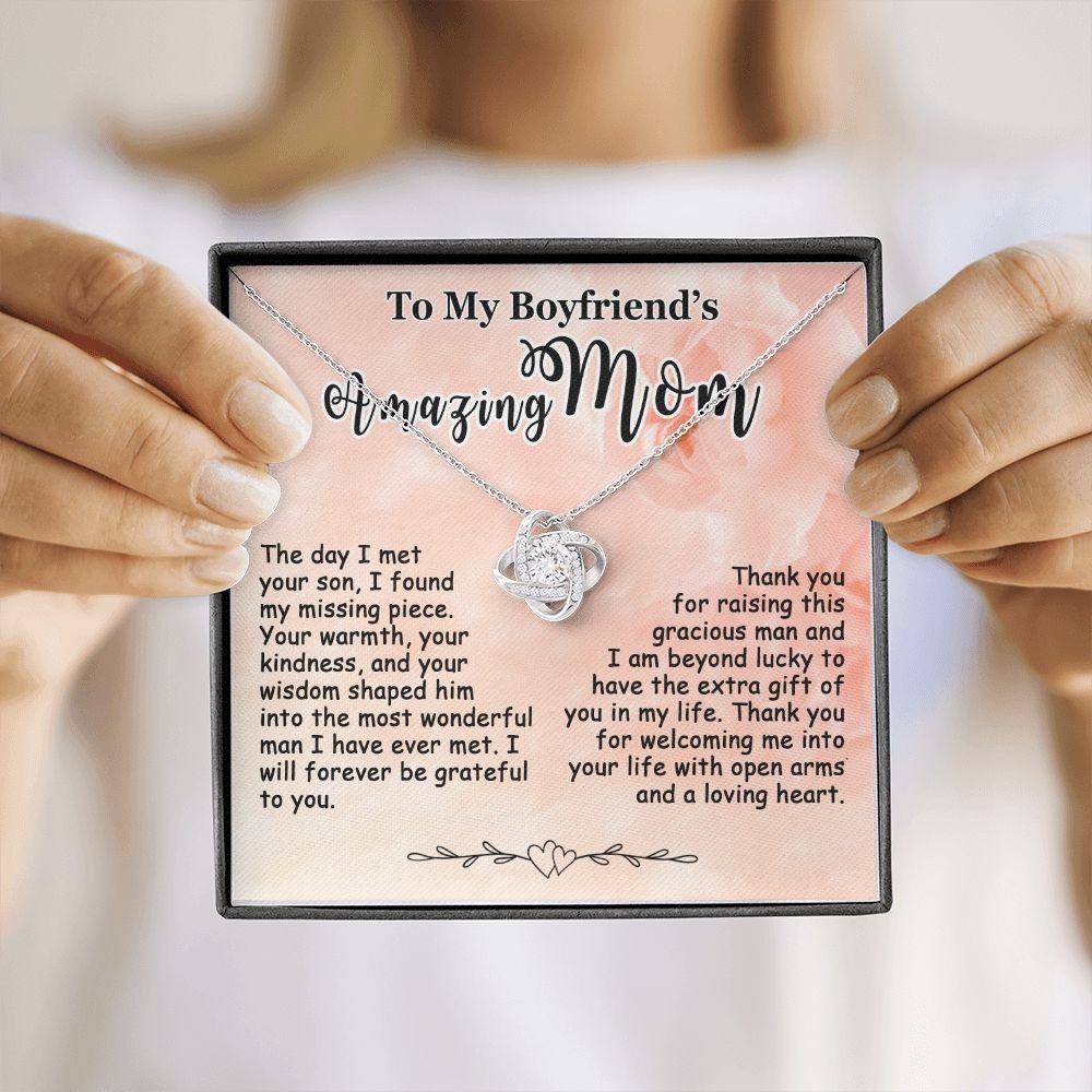 Gift for Boyfriend's Mom - Love Knot Pendant - Jewelry Inns