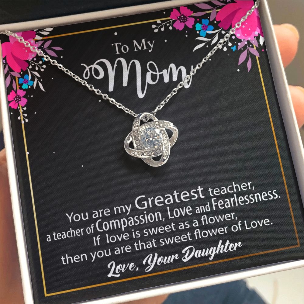 To My Mom Necklace Gift - Love Knot #e134 - Image 14