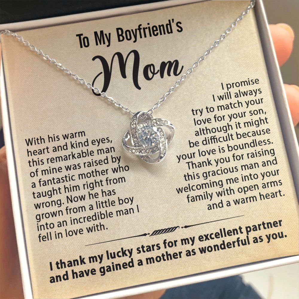 Custom Message Card Jewelry - Gift for Boyfriend's Mom - Jewelry Inns
