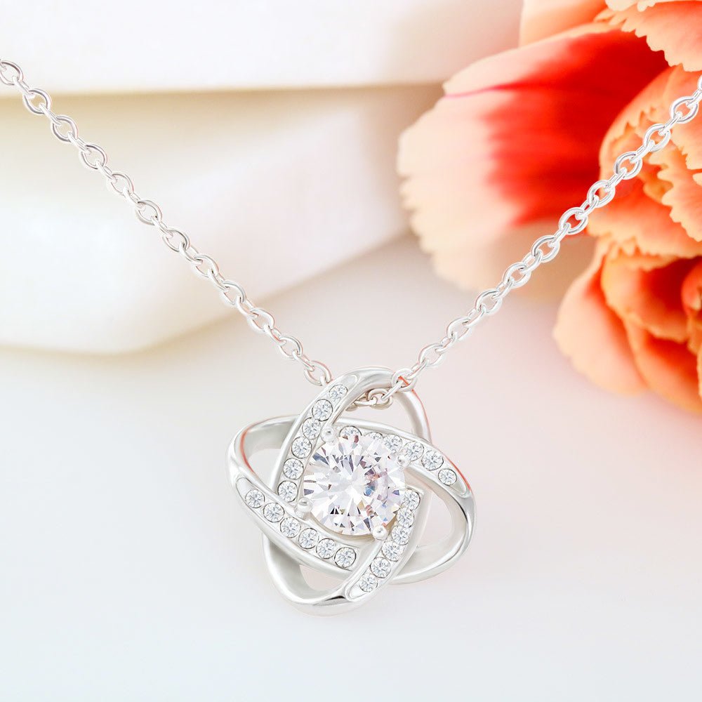 To My Granddaughter Necklace Gift - Be Bold - Love Knot #e158 - Image 14