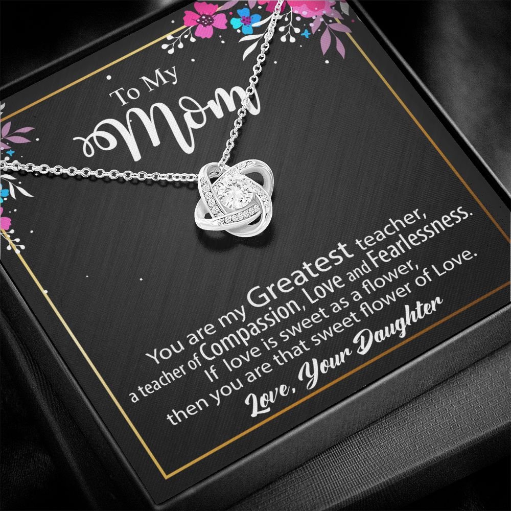 To My Mom Necklace Gift - Love Knot #e134 - Image 12