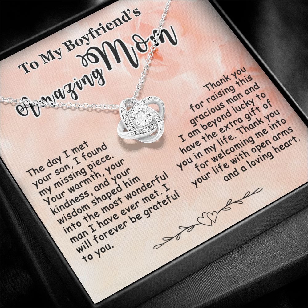 Gift for Boyfriend's Mom - Love Knot Pendant - Jewelry Inns