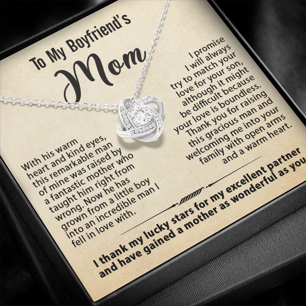 Custom Message Card Jewelry - Gift for Boyfriend's Mom - Jewelry Inns