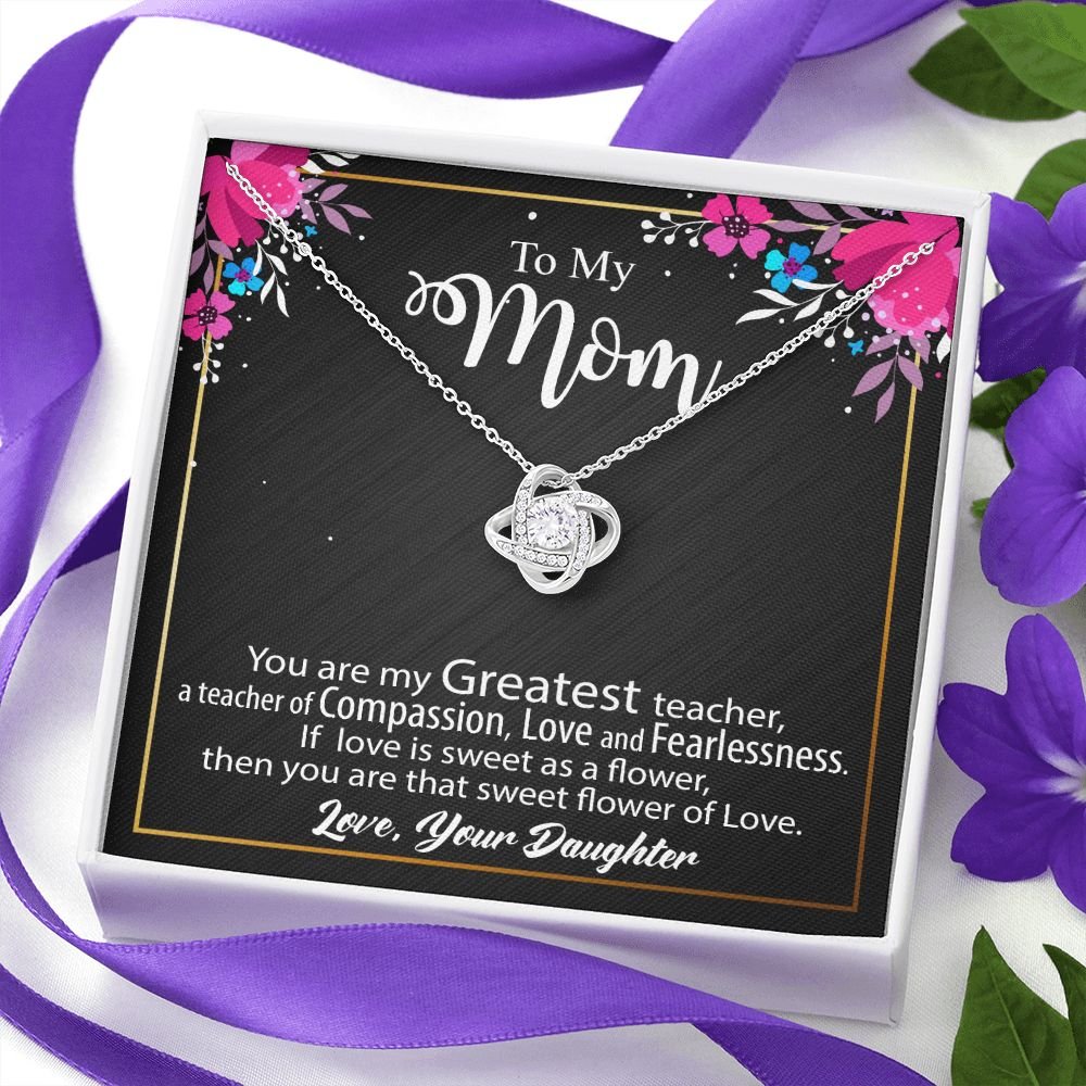 To My Mom Necklace Gift - Love Knot #e134 - Image 13