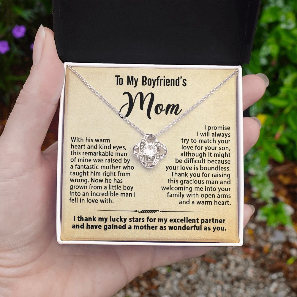 Custom Message Card Jewelry - Gift for Boyfriend's Mom - Jewelry Inns