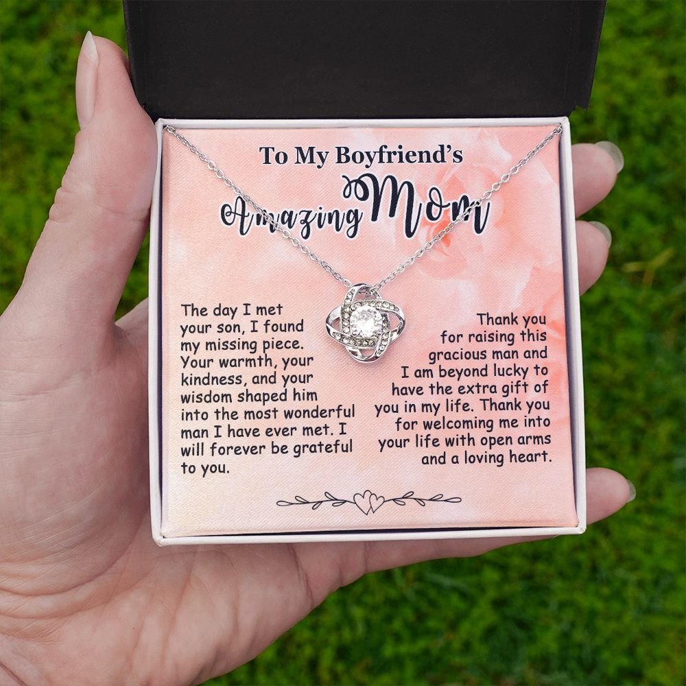 Gift for Boyfriend's Mom - Love Knot Pendant - Jewelry Inns