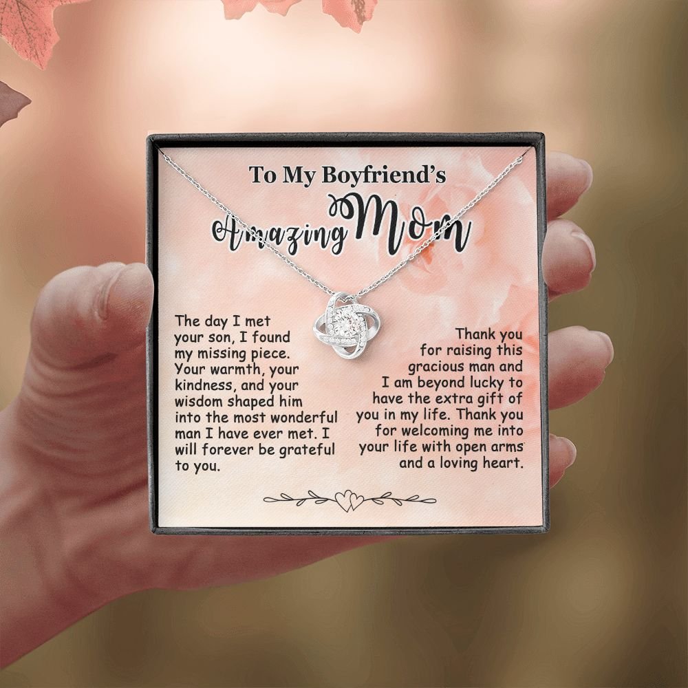 Gift for Boyfriend's Mom - Love Knot Pendant - Jewelry Inns
