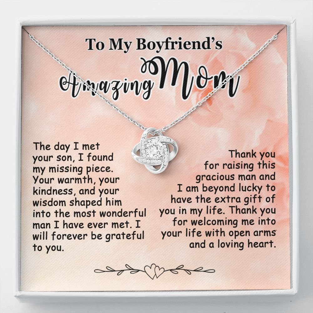 Gift for Boyfriend's Mom - Love Knot Pendant - Jewelry Inns