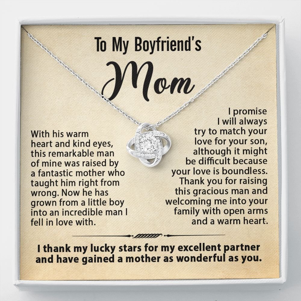 Custom Message Card Jewelry - Gift for Boyfriend's Mom - Jewelry Inns