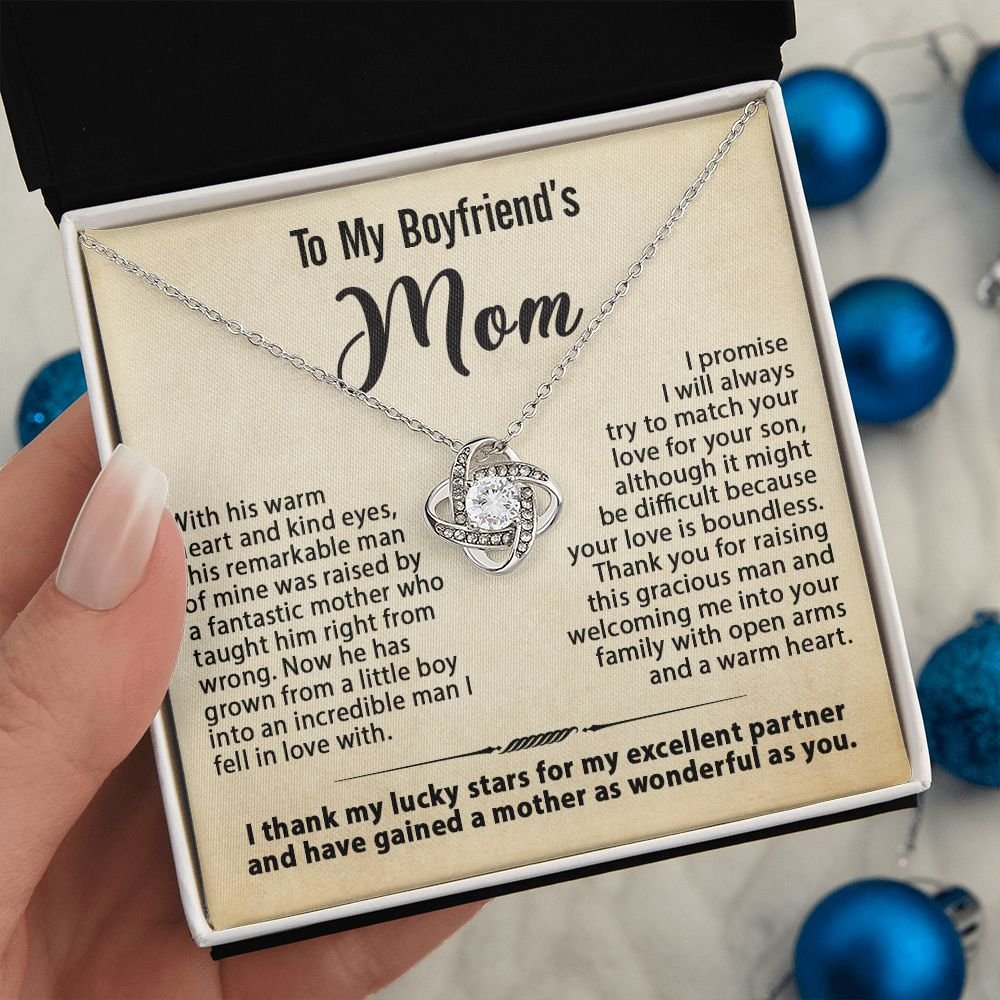 Custom Message Card Jewelry - Gift for Boyfriend's Mom - Jewelry Inns