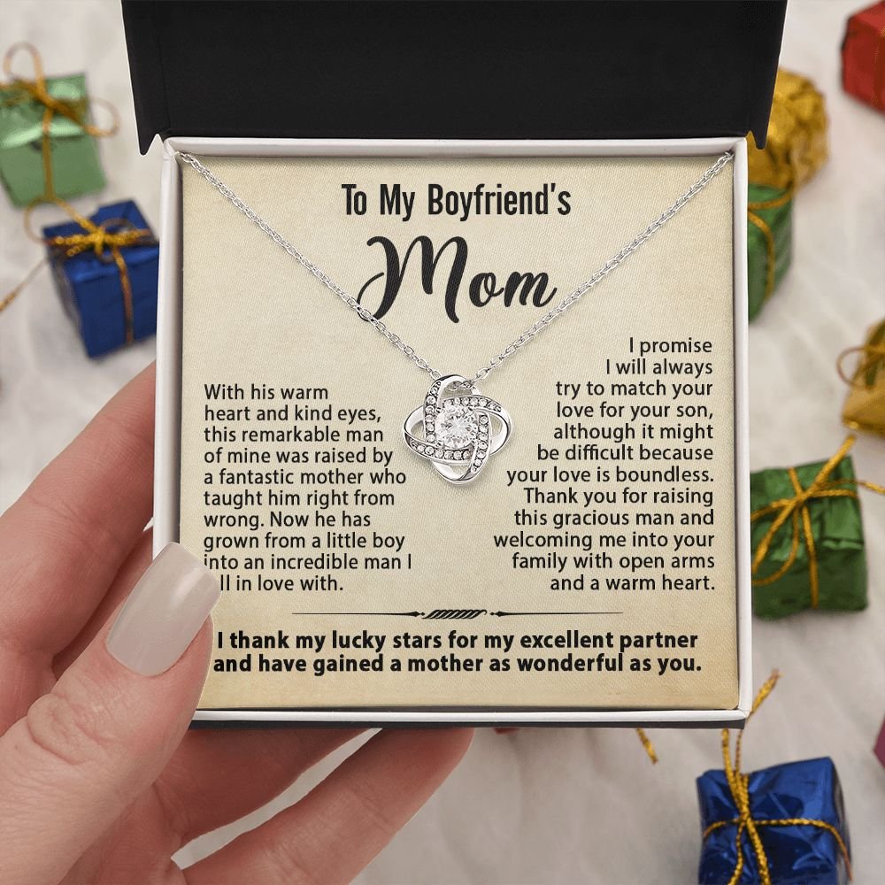 Custom Message Card Jewelry - Gift for Boyfriend's Mom - Jewelry Inns