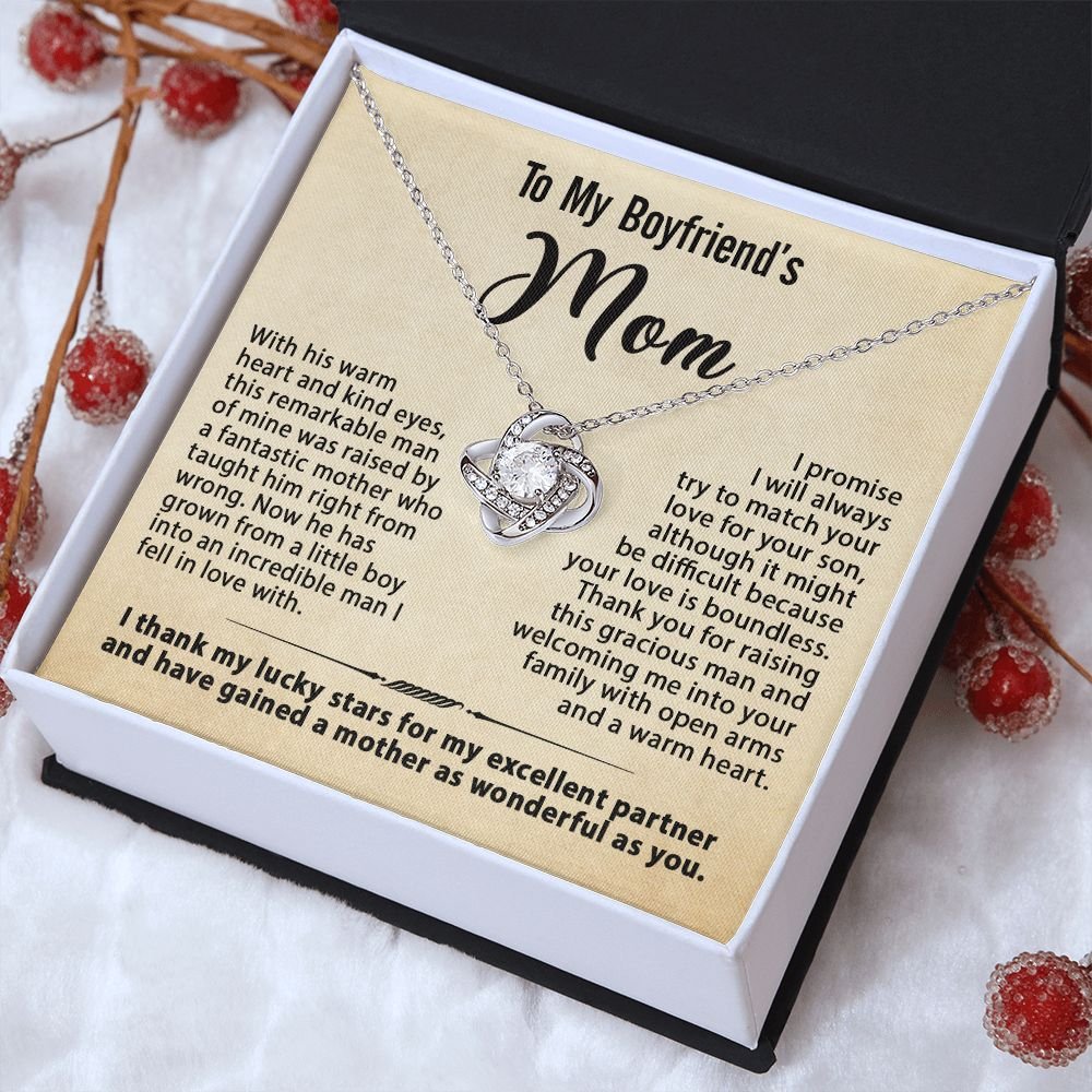 Custom Message Card Jewelry - Gift for Boyfriend's Mom - Jewelry Inns