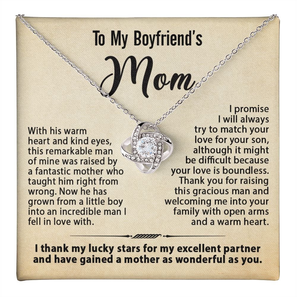 Custom Message Card Jewelry - Gift for Boyfriend's Mom - Jewelry Inns