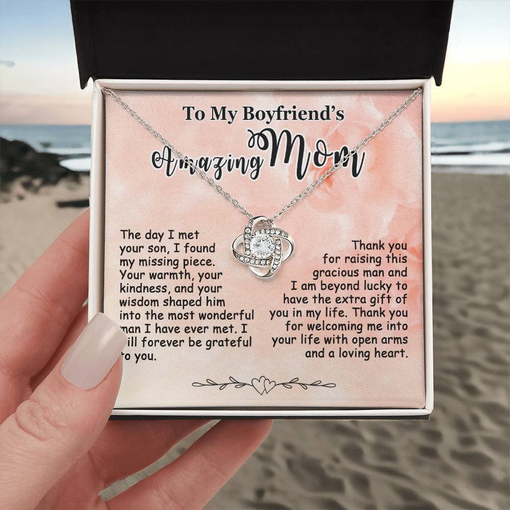 Gift for Boyfriend's Mom - Love Knot Pendant - Jewelry Inns
