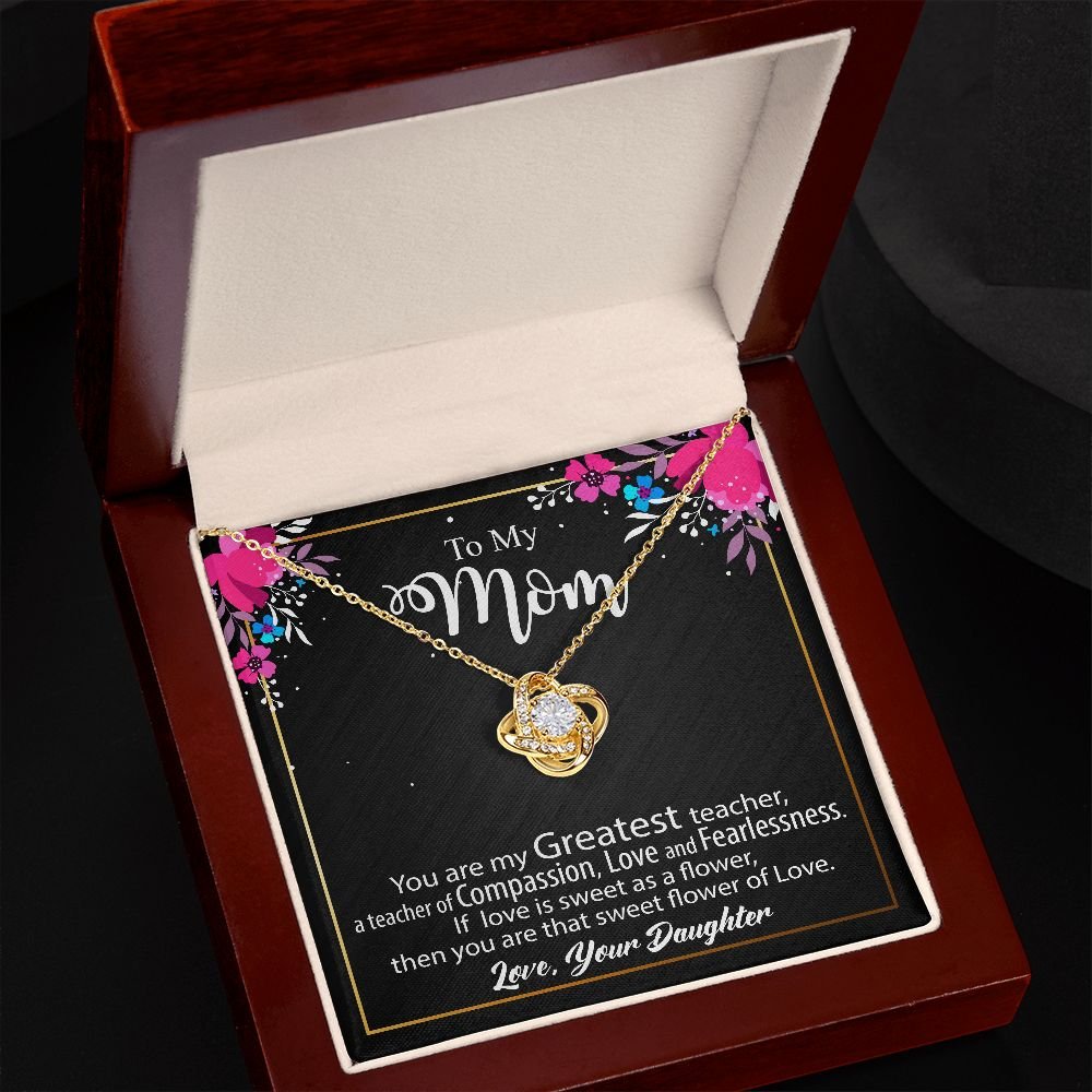 To My Mom Necklace Gift - Love Knot #e134 - Image 5
