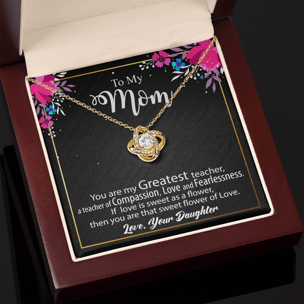 To My Mom Necklace Gift - Love Knot #e134 - Image 6