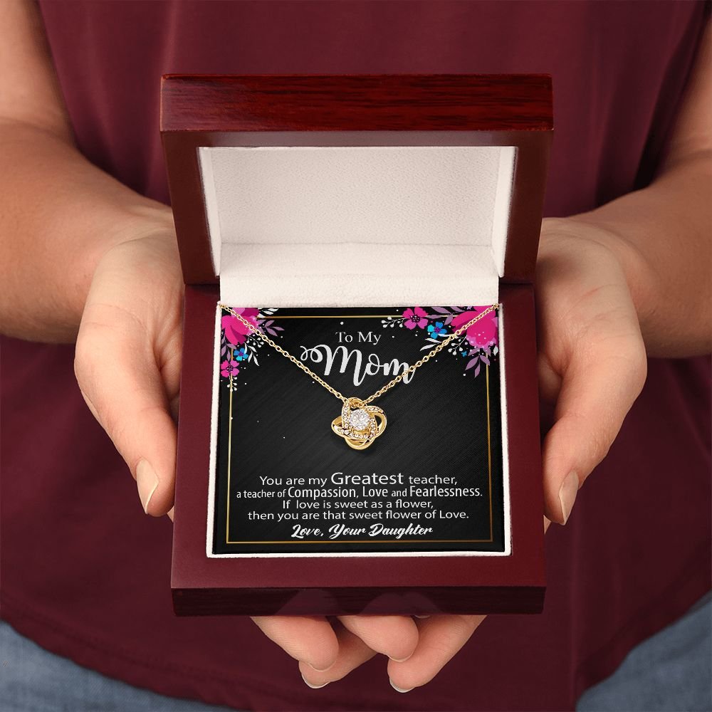 To My Mom Necklace Gift - Love Knot #e134 - Image 7