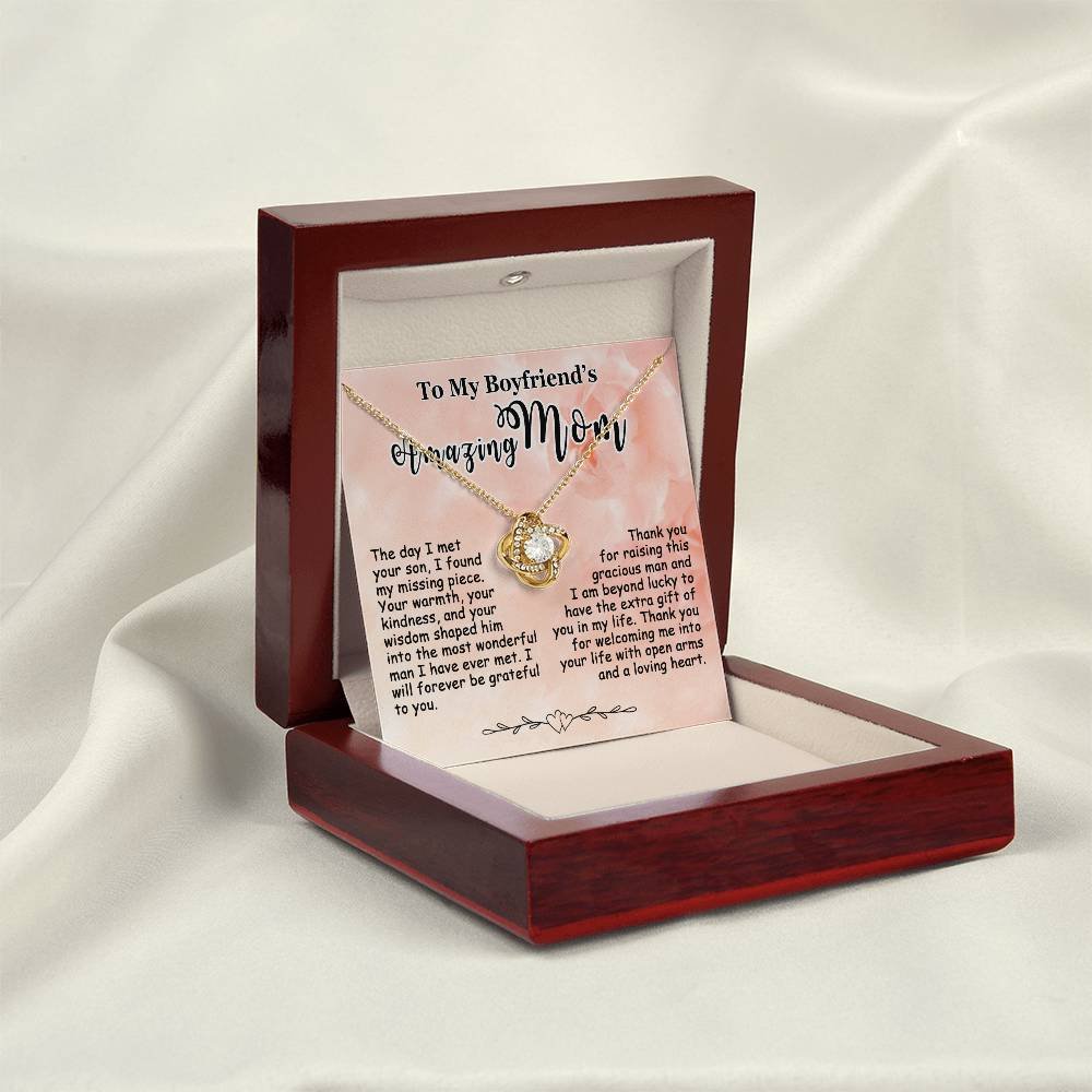 Gift for Boyfriend's Mom - Love Knot Pendant - Jewelry Inns