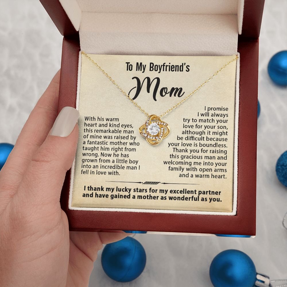 Custom Message Card Jewelry - Gift for Boyfriend's Mom - Jewelry Inns