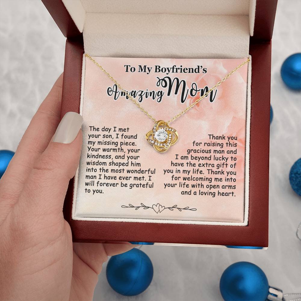 Gift for Boyfriend's Mom - Love Knot Pendant - Jewelry Inns