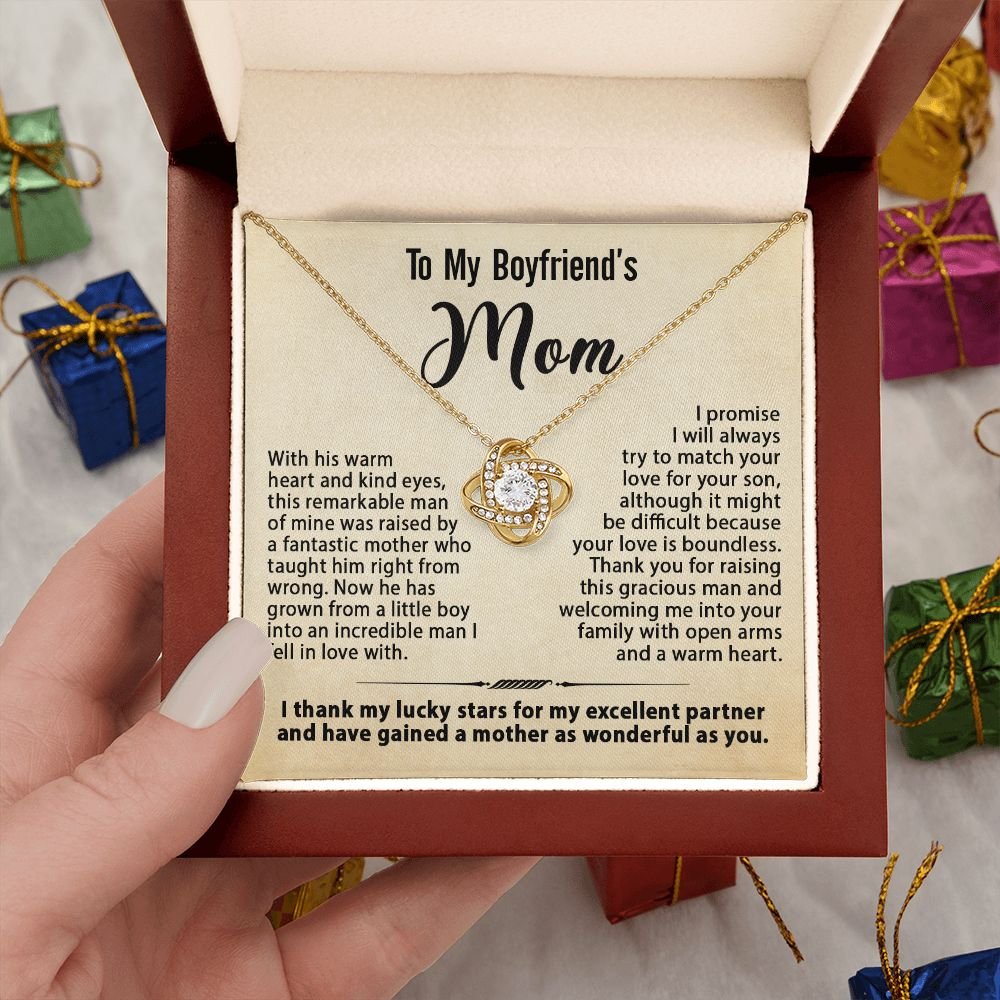 Custom Message Card Jewelry - Gift for Boyfriend's Mom - Jewelry Inns