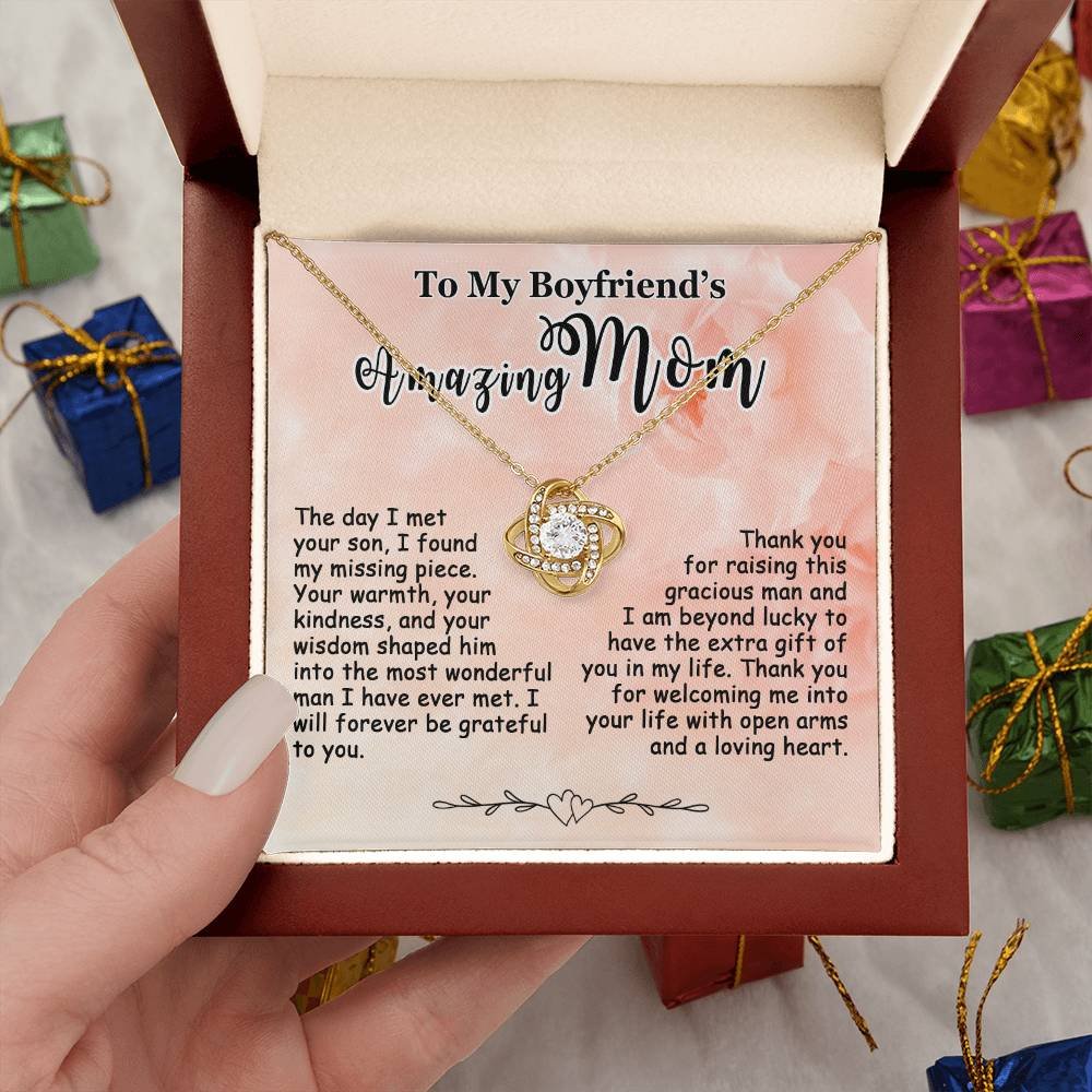 Gift for Boyfriend's Mom - Love Knot Pendant - Jewelry Inns