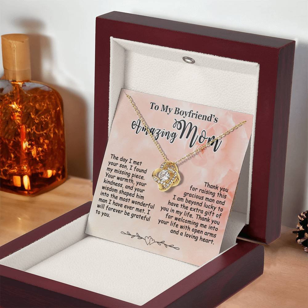 Gift for Boyfriend's Mom - Love Knot Pendant - Jewelry Inns