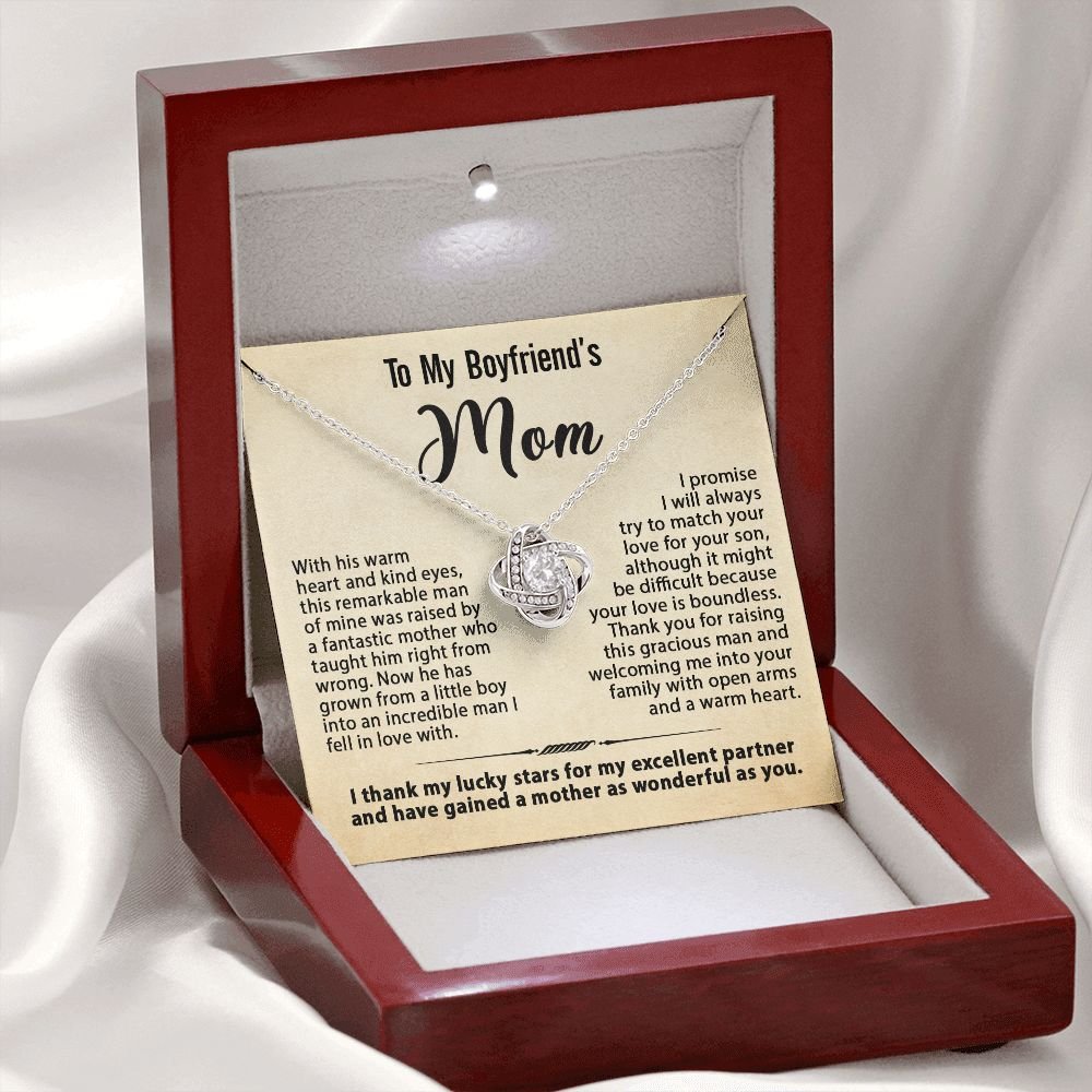 Custom Message Card Jewelry - Gift for Boyfriend's Mom - Jewelry Inns