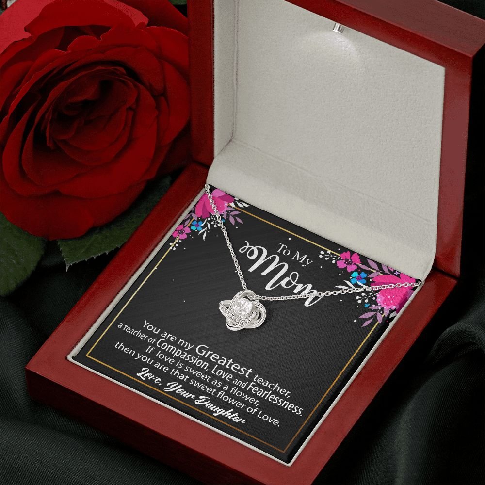 To My Mom Necklace Gift - Love Knot #e134 - Image 8