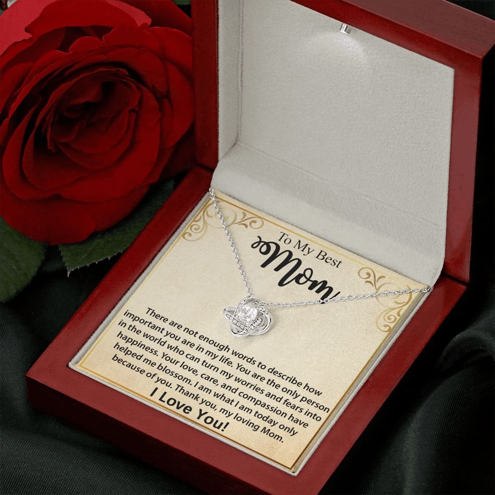 Love Knot Pendant - Personalized Message Card Jewelry - Jewelry Inns