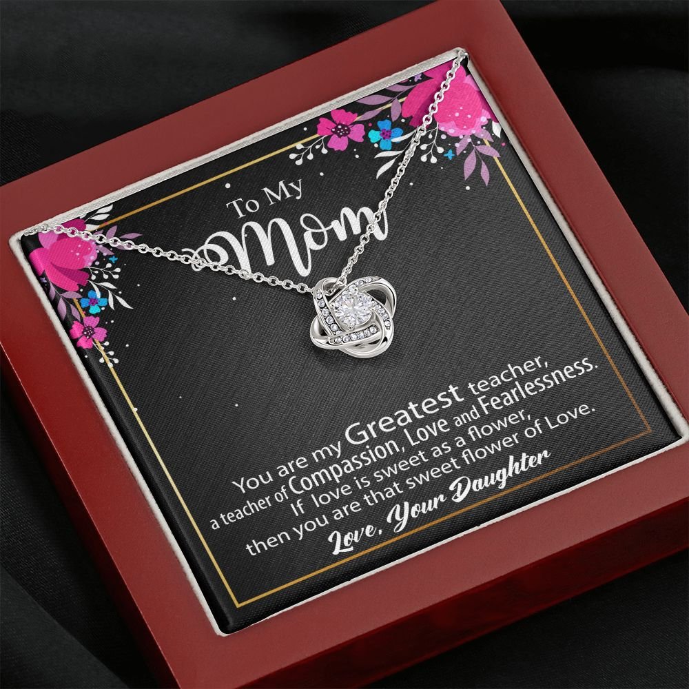 To My Mom Necklace Gift - Love Knot #e134 - Image 9