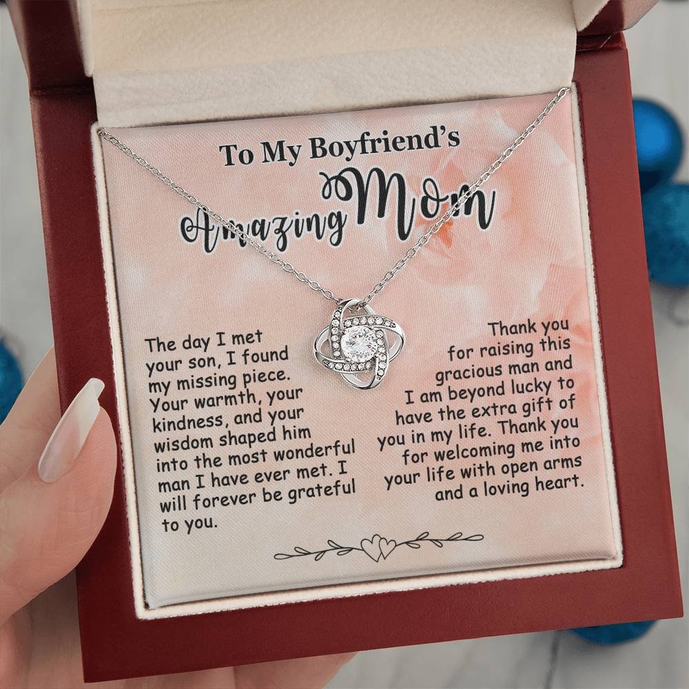 Gift for Boyfriend's Mom - Love Knot Pendant - Jewelry Inns