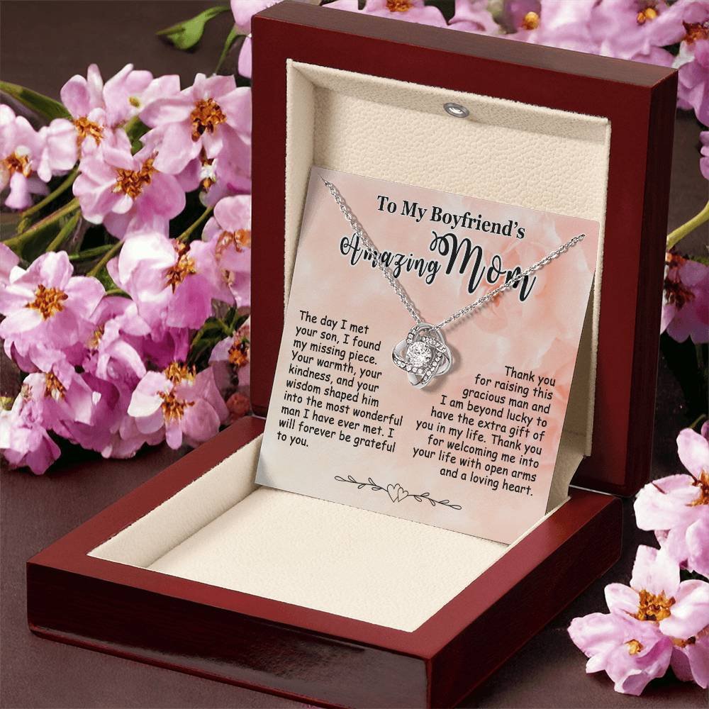 Gift for Boyfriend's Mom - Love Knot Pendant - Jewelry Inns