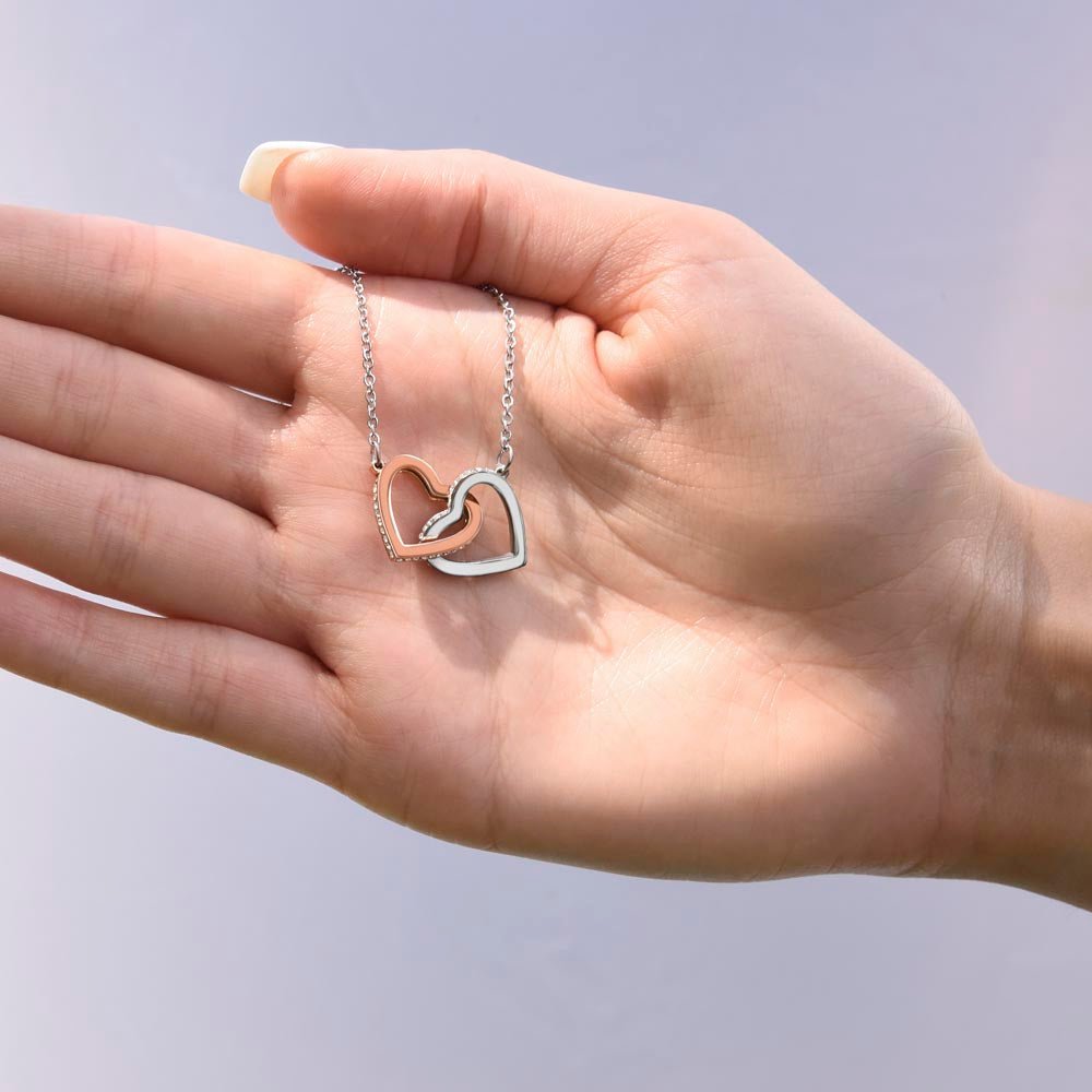To My Mom Necklace, Mother's Day Birthday Gift Ideas From Daughter & Son, Poem Message Card Interlocking Harts Pendant Jewelry Presents For Her #e252 - Image 18