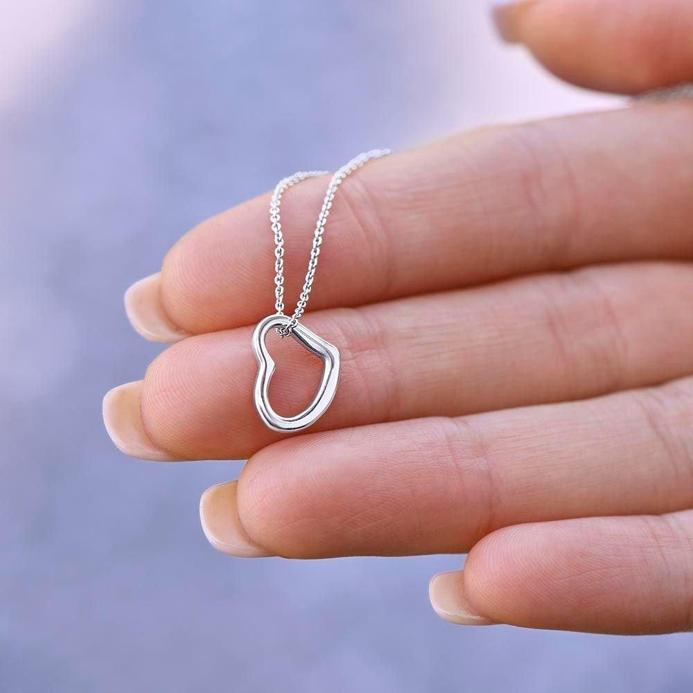 To My Daughter Gift From Dad - Delicate Heart #e124 - Image 2