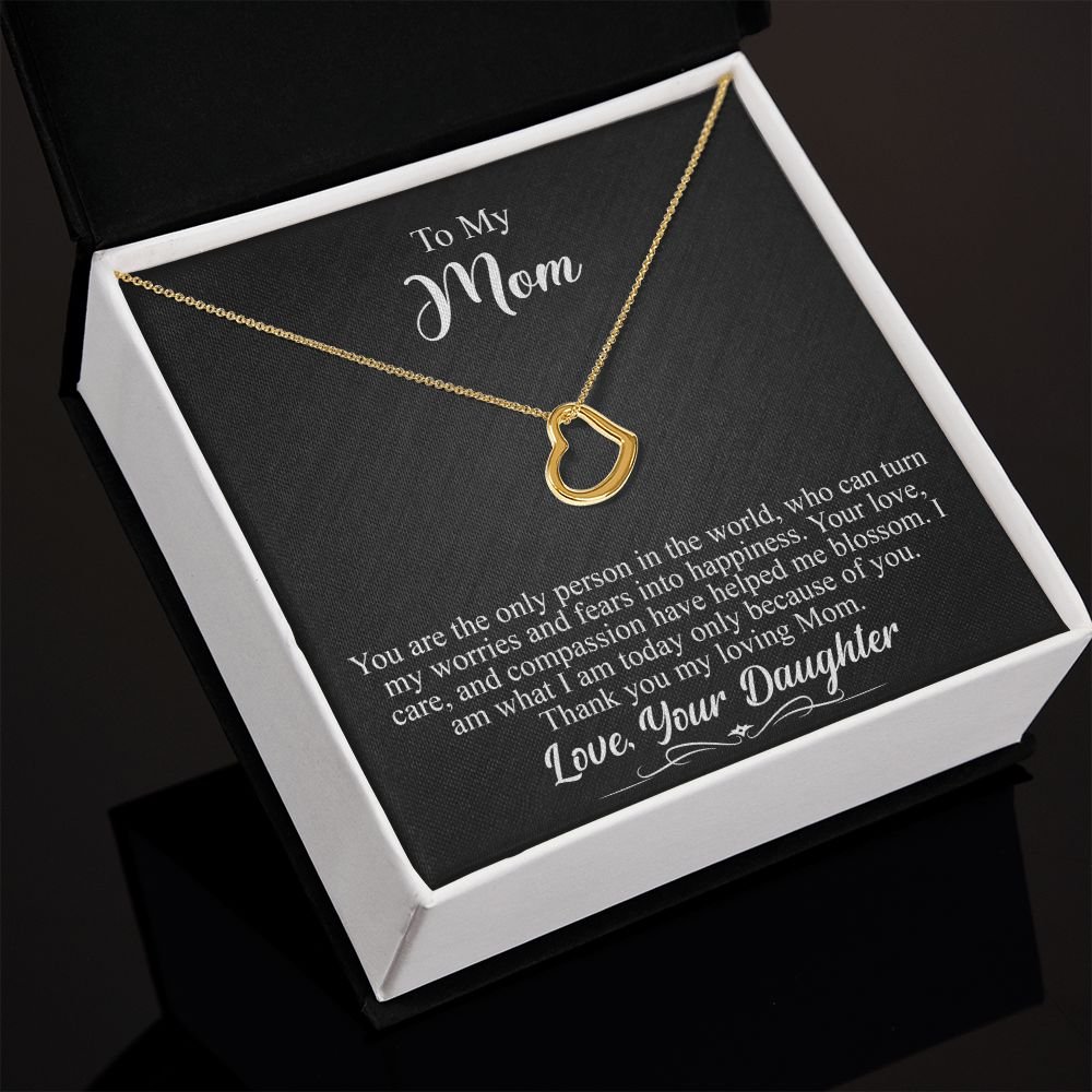 To My Mom Gift - Your are the only person in the world - Delicate Heart #e145 - Image 10