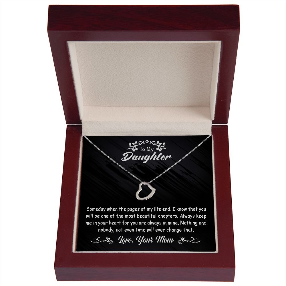 To My Daughter Gift From Mom - Delicate Heart #e118 - Image 7