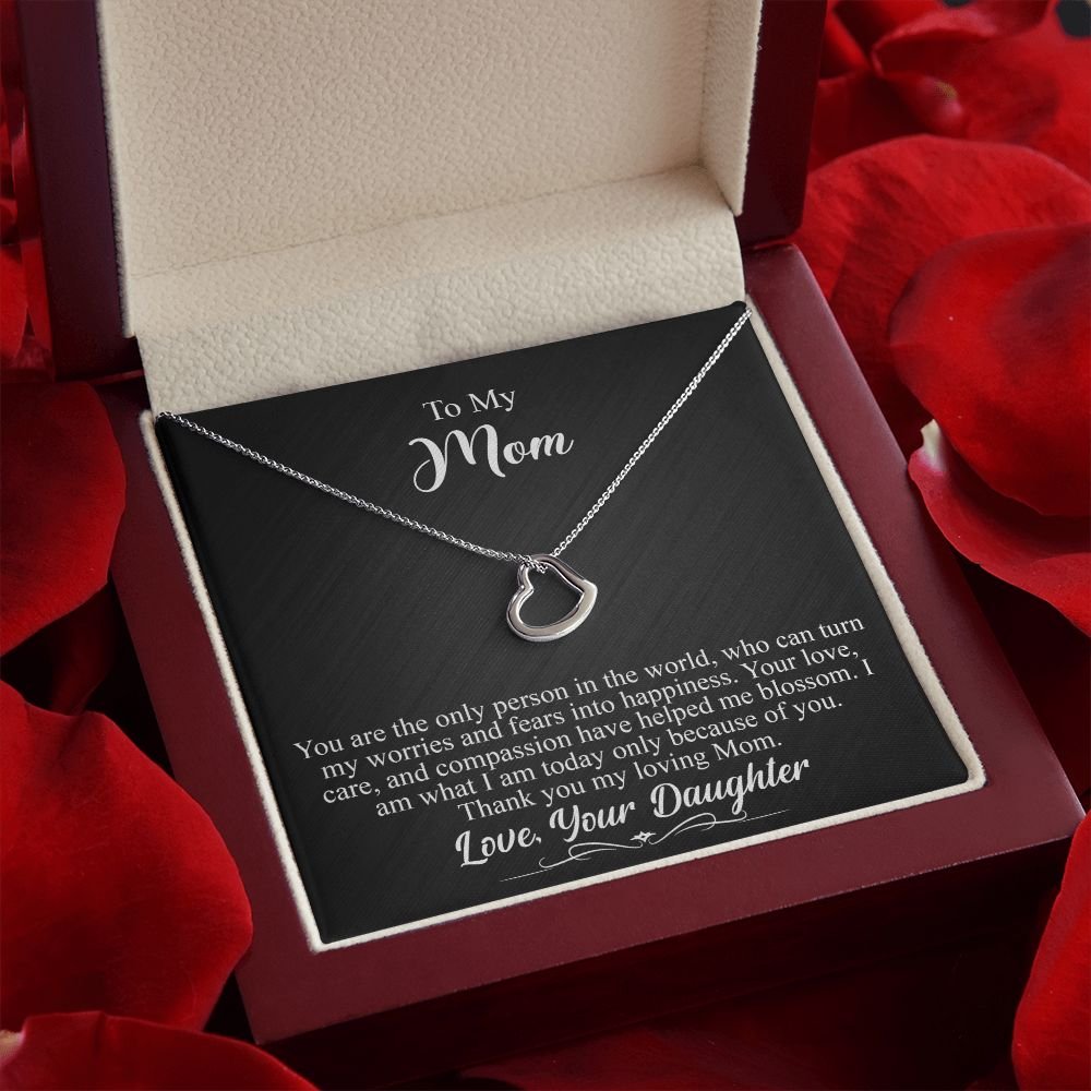 To My Mom Gift - Your are the only person in the world - Delicate Heart #e145 - Image 9