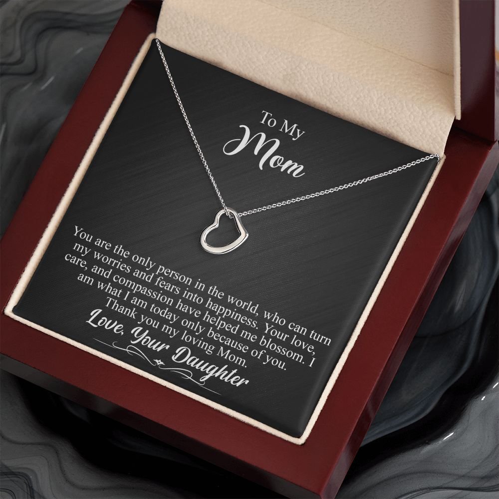 To My Mom Gift - Your are the only person in the world - Delicate Heart #e145 - Image 12
