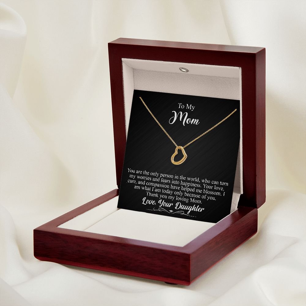 To My Mom Gift - Your are the only person in the world - Delicate Heart #e145 - Image 5