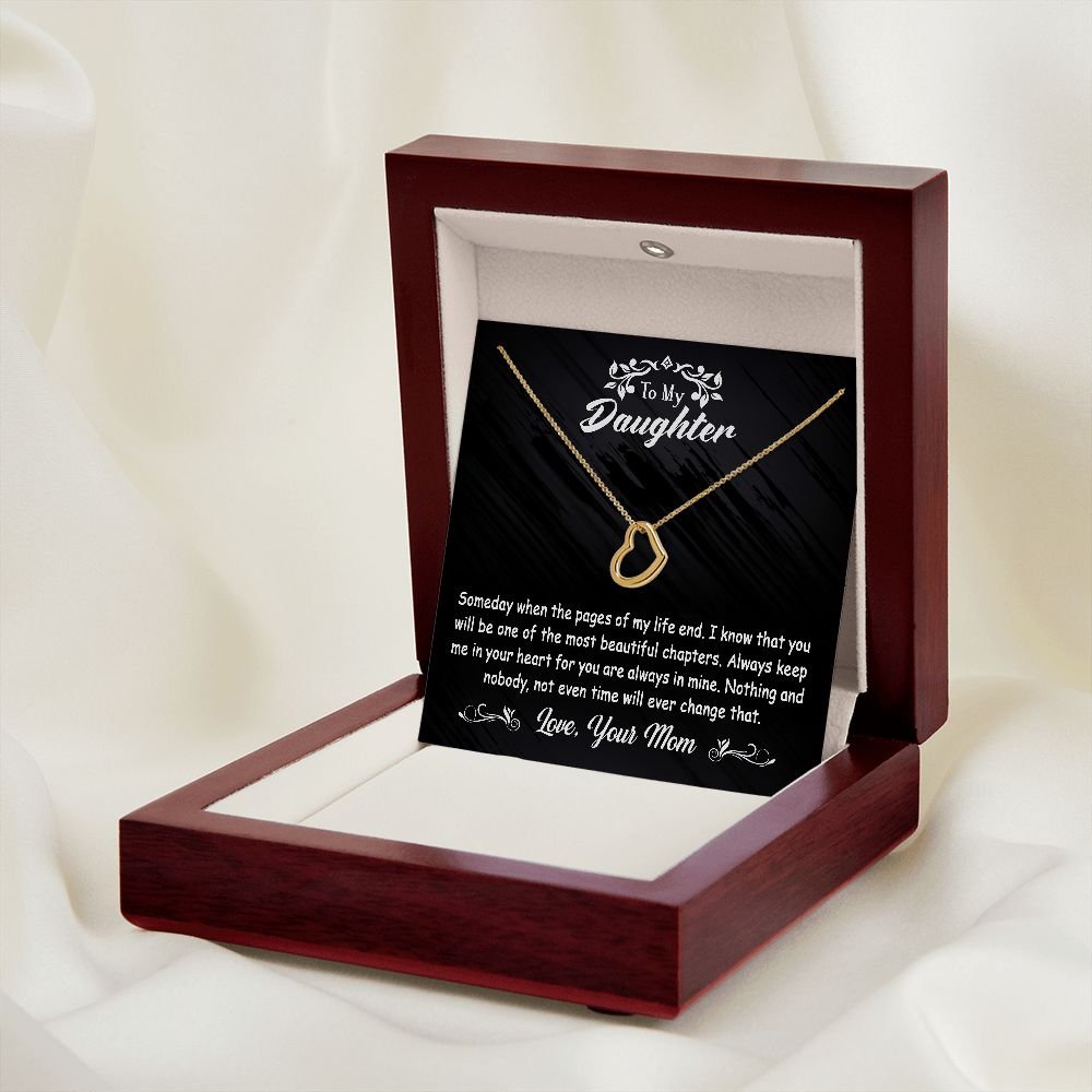 To My Daughter Gift From Mom - Delicate Heart #e118 - Image 9