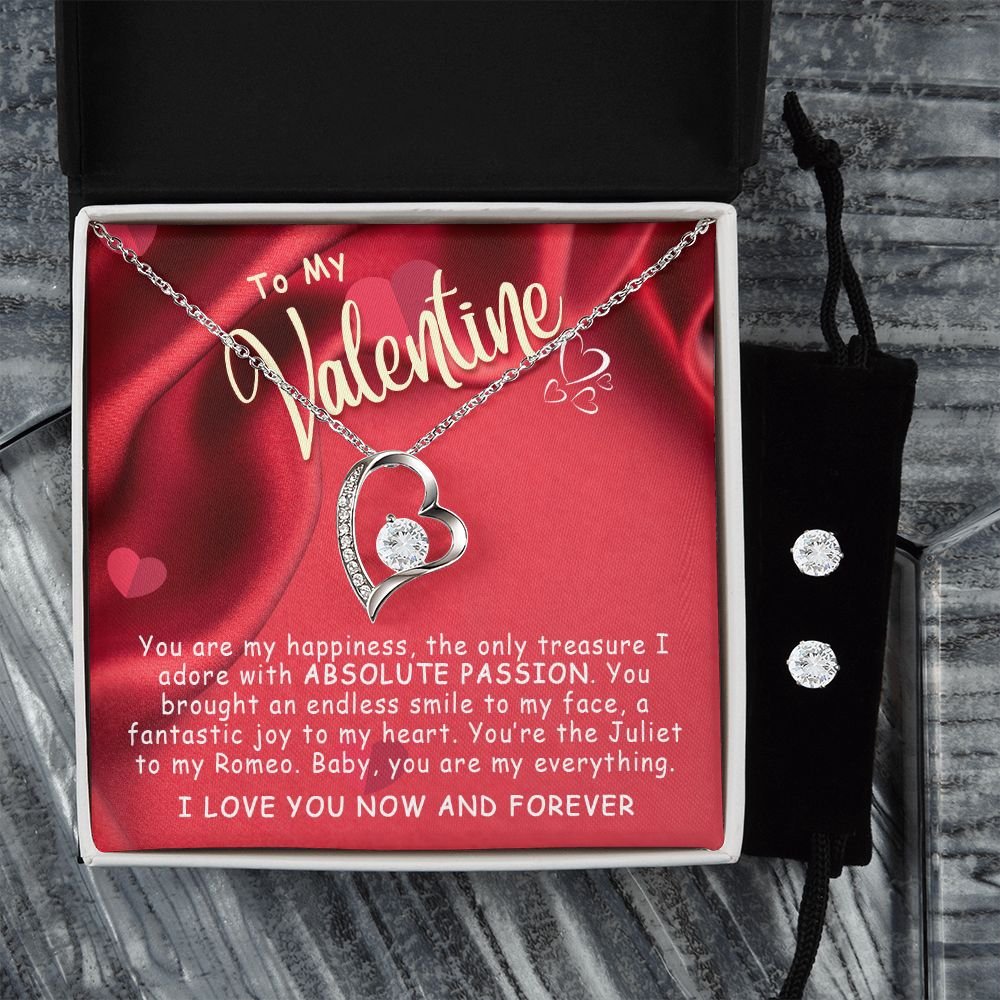 Best Gifts For Her - Valentines Day Gift Necklace - You are my happiness - Forever Love #e225 - Image 8