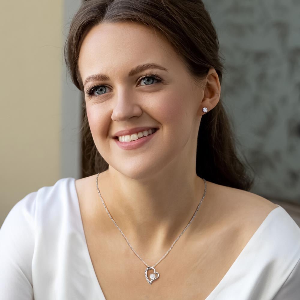 Best Gifts For Her - Valentines Day Gift Necklace - You are my happiness - Forever Love #e225 - Image 5